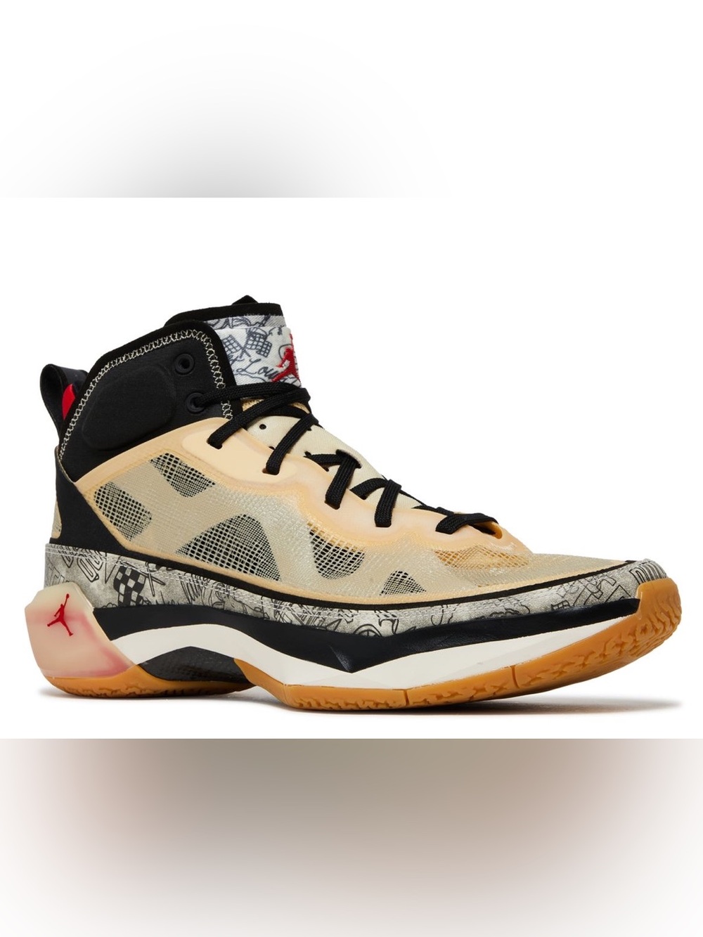 Jordan 37 Jayson Tatum Tattoo Basketball Shoes Mens Size 10 DZ0812-200